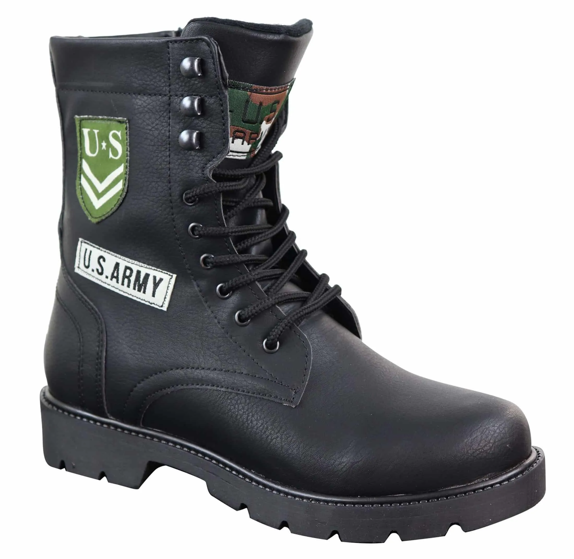 Mens U.S. Army Style Ankle Boots