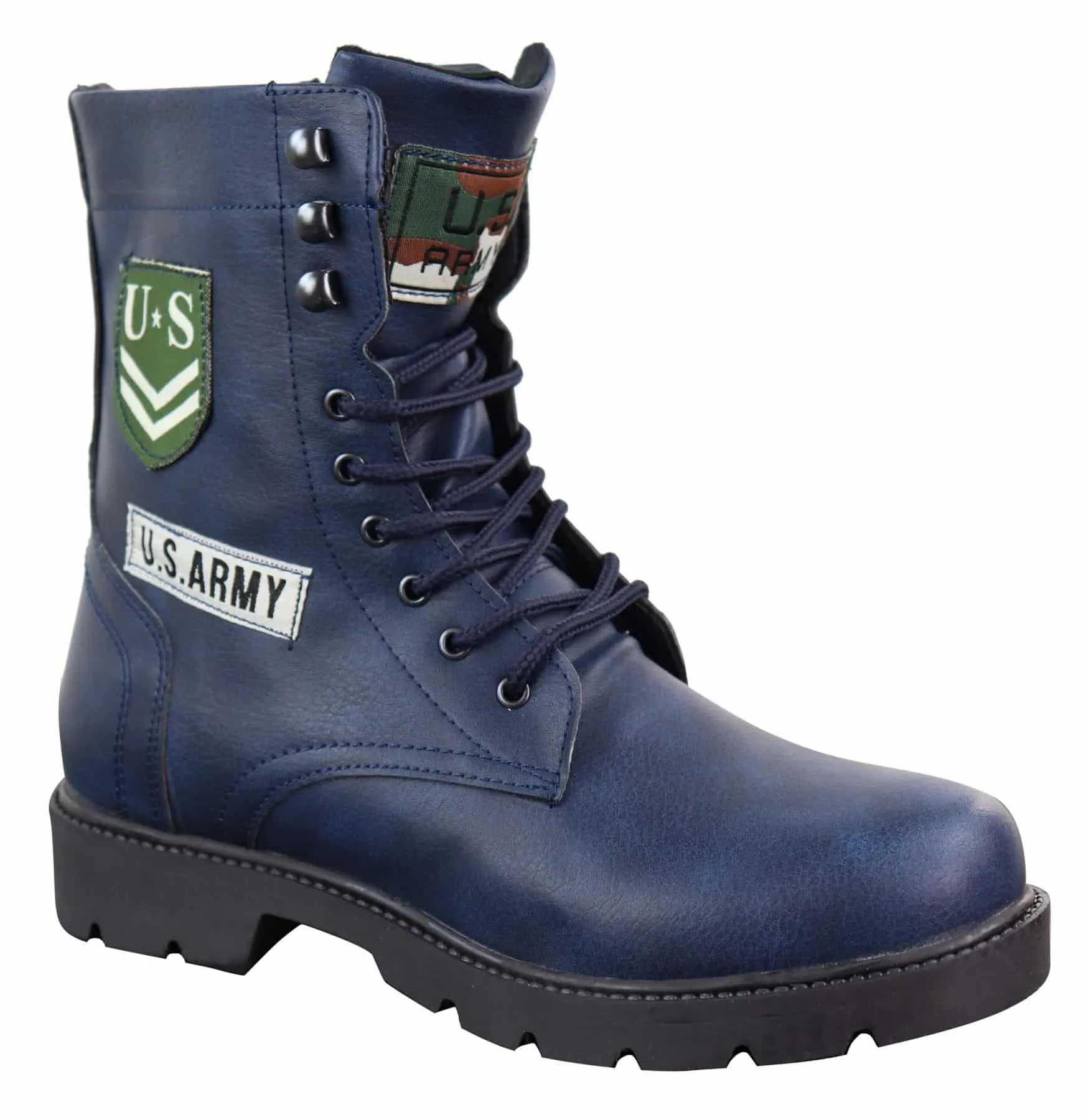 Mens U.S. Army Style Ankle Boots