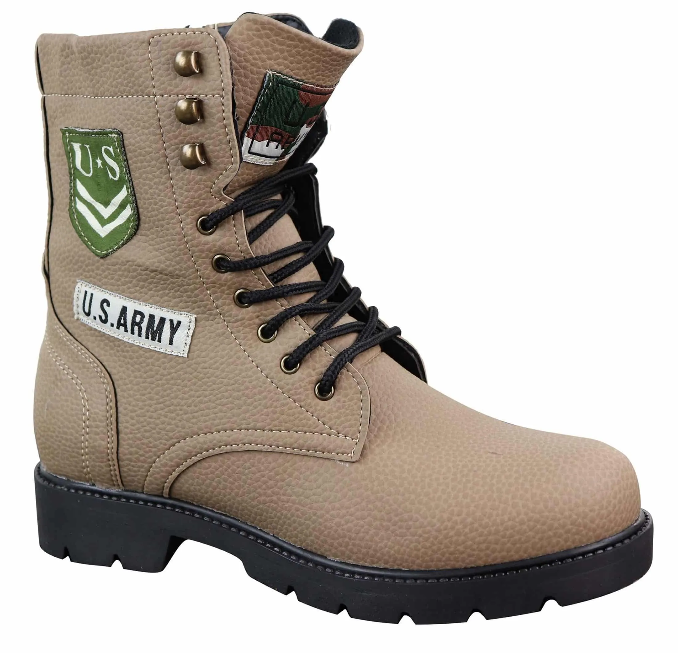 Mens U.S. Army Style Ankle Boots