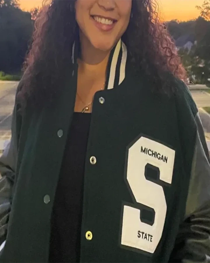 Michigan State Aliyah Moore Varsity Jacket - William Jacket