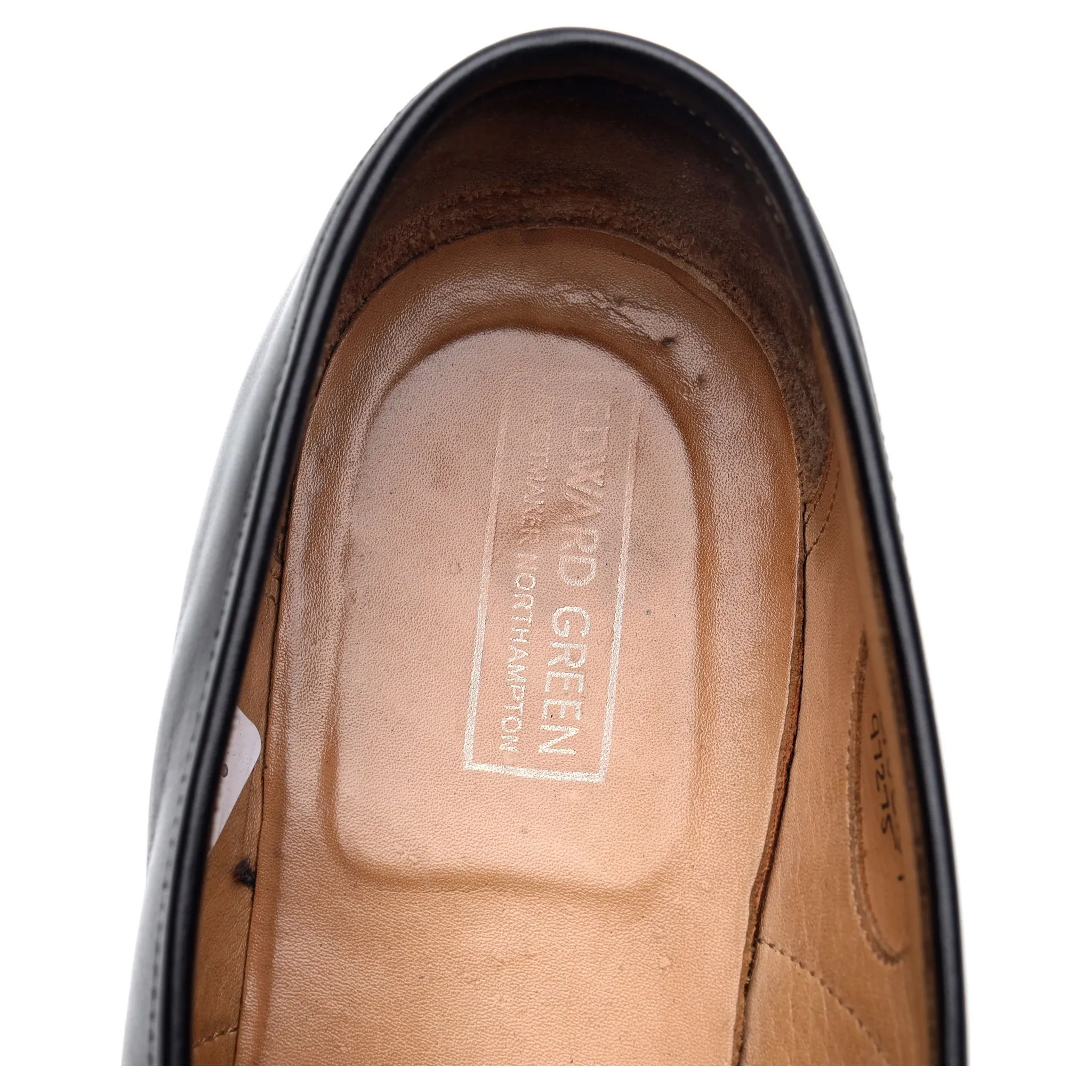 'Montpellier' Black Leather Loafers UK 7.5 E