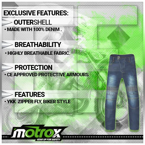 Motorcycle jeans pant CE Armoured for Men denim trousers