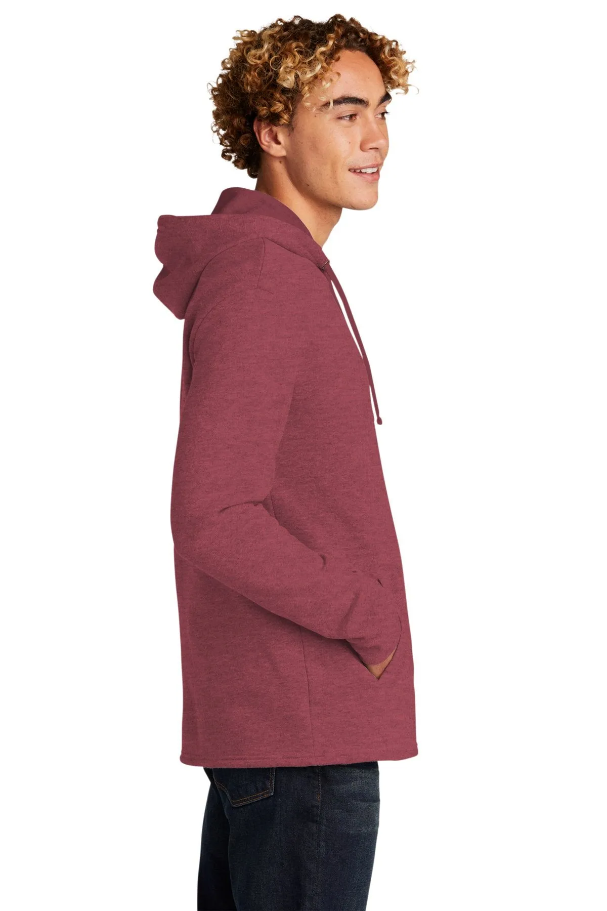 Next Level Unisex PCH Fleece Pullover Hoodie NL9300 Heather Cardinal