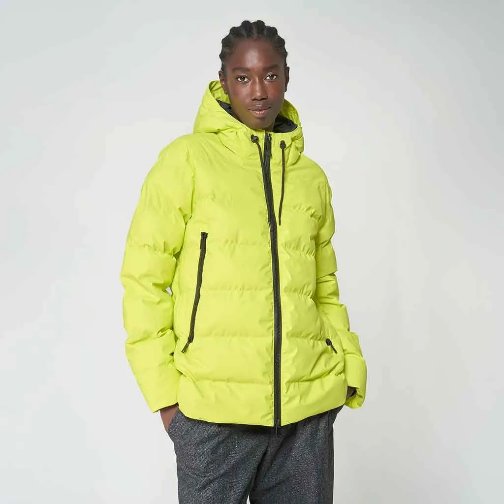 Nieve Quilted Waterproof Coat - Evening Primrose