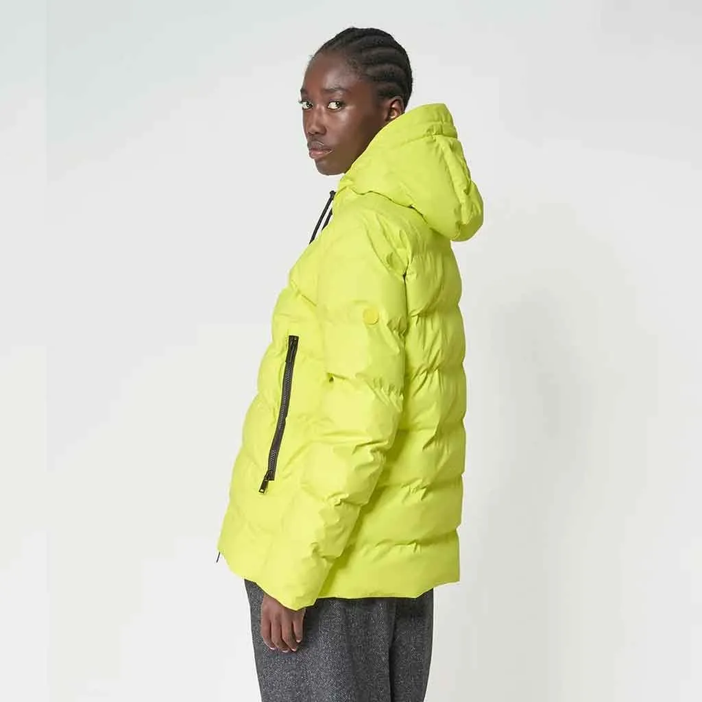 Nieve Quilted Waterproof Coat - Evening Primrose