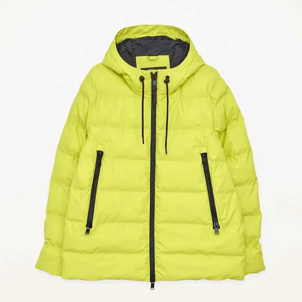 Nieve Quilted Waterproof Coat - Evening Primrose