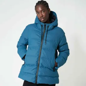 Nieve Quilted Waterproof Coat - Legion Blue