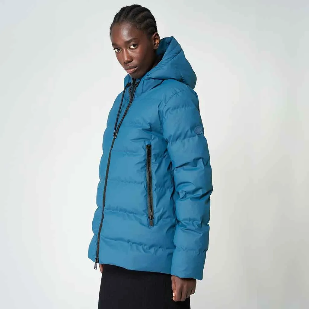 Nieve Quilted Waterproof Coat - Legion Blue