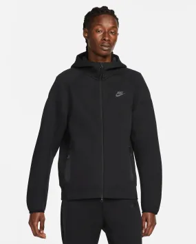 Nike Men's Sportswear Tech Fleece Windrunner Full-Zip Hoodie Black/Black