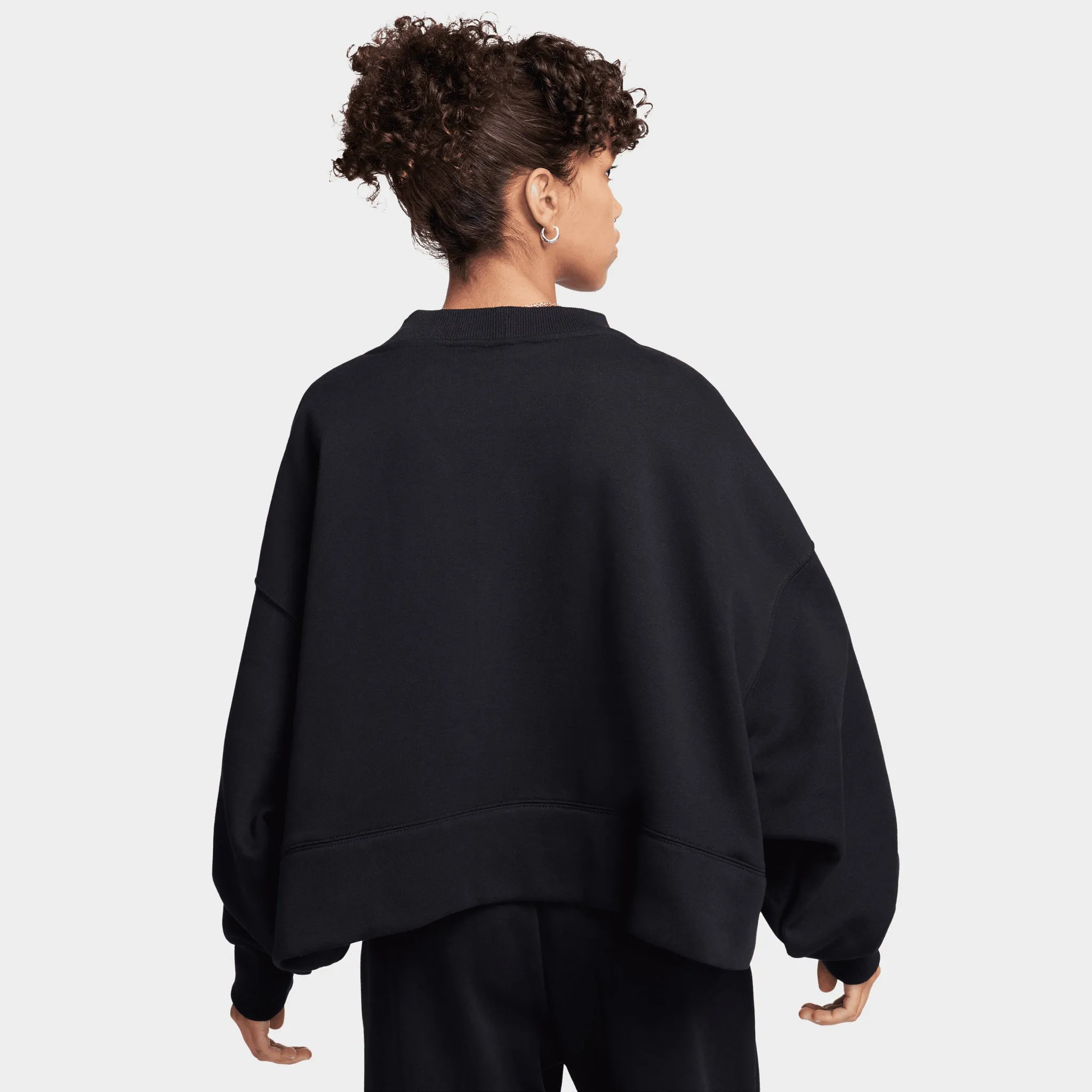 Nike Sportswear Women's Phoenix Fleece Over-Oversized Cardigan Black / Sail