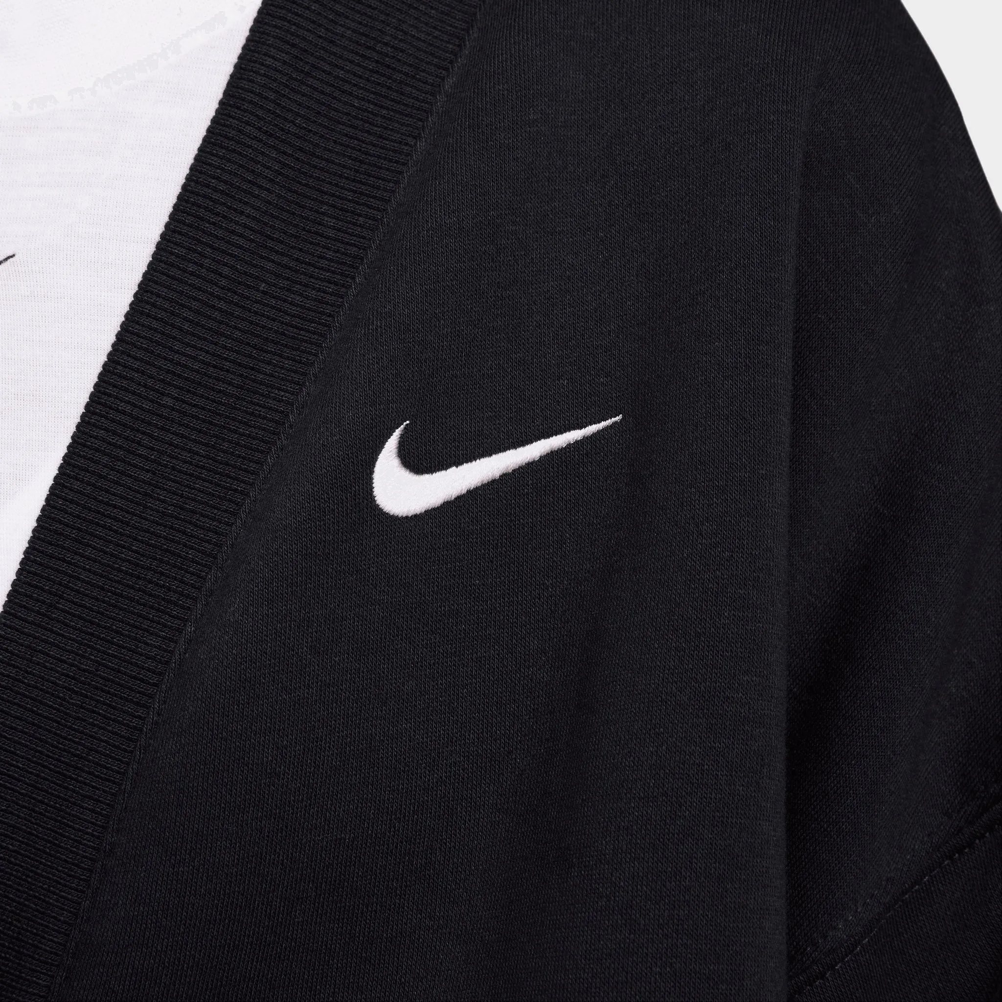 Nike Sportswear Women's Phoenix Fleece Over-Oversized Cardigan Black / Sail