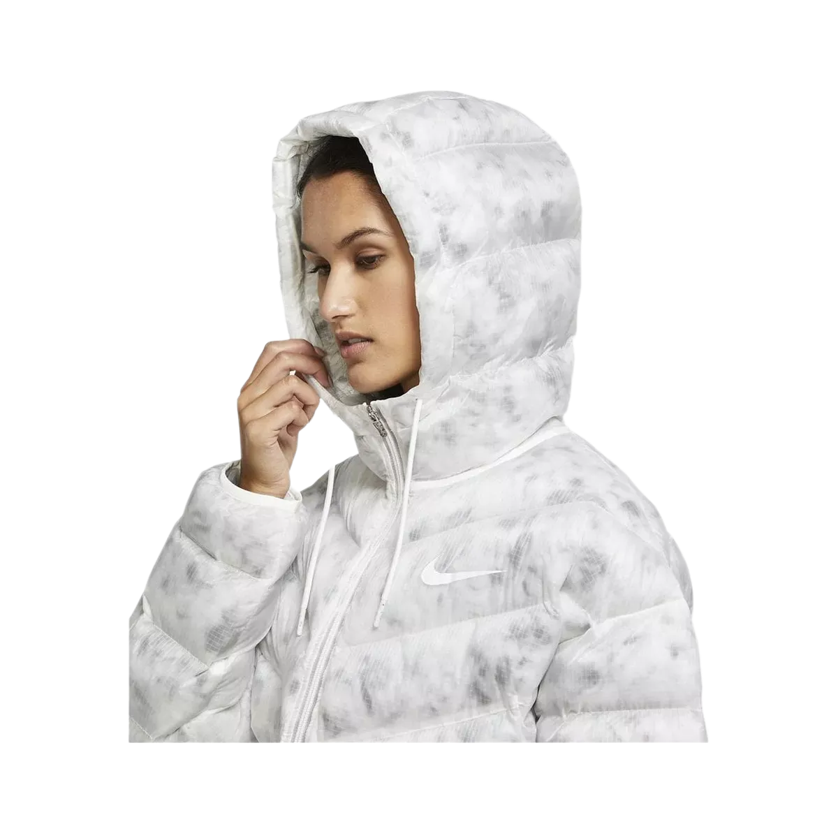 Nike Women's Sportswear Parka Summit White EcoDown Coat