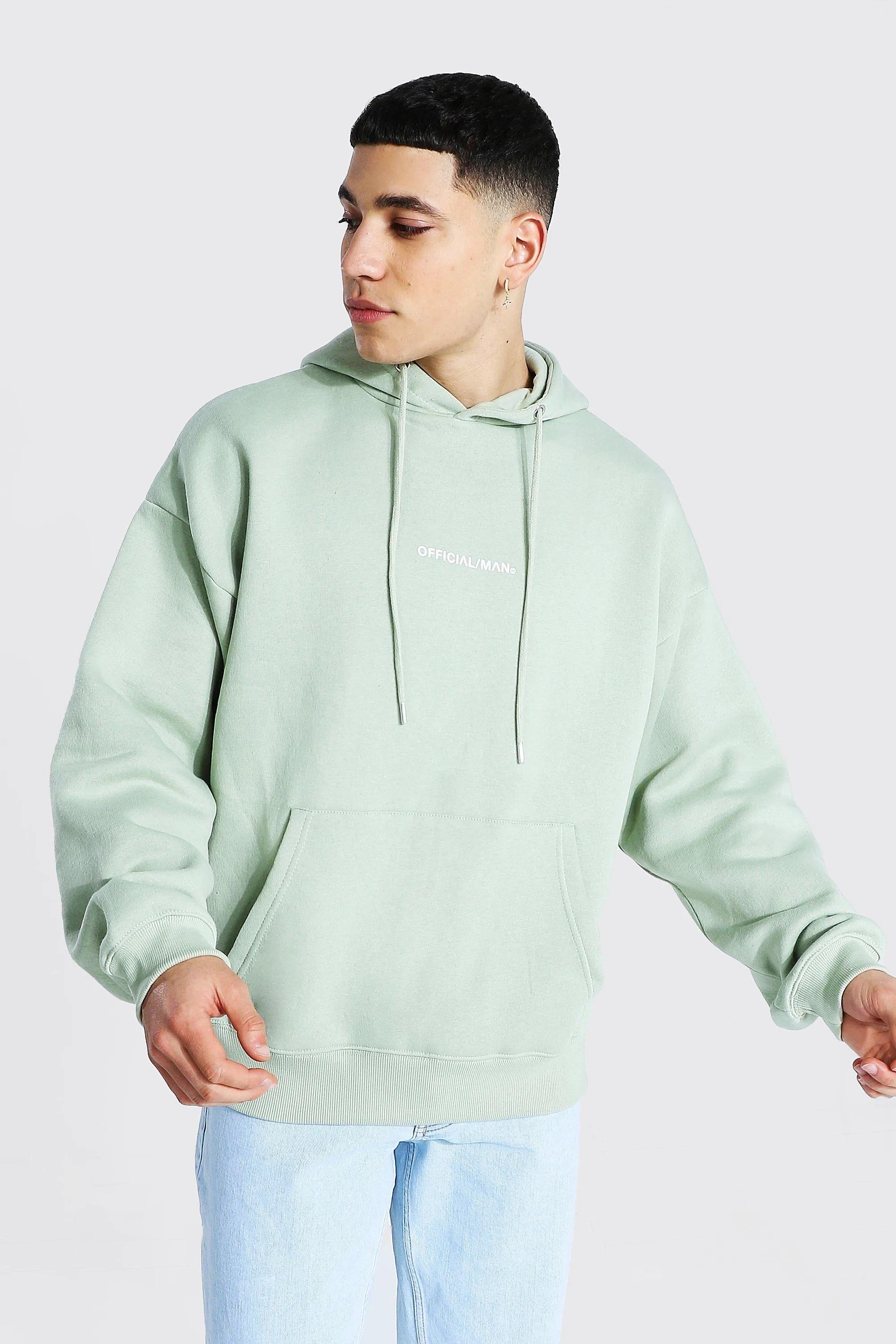 Oversized Official Man Boxy Fit Hoodie