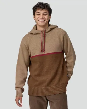 Patagonia Mens Recycled Wool-Blend Sweater Hoody - Nest Brown | SurfStitch