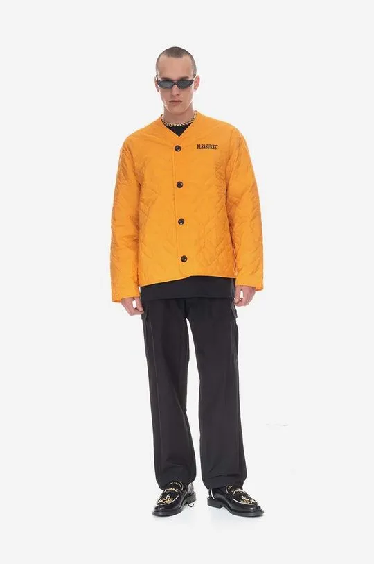 PLEASURES jacket Lasting Liner Jacket men's orange color