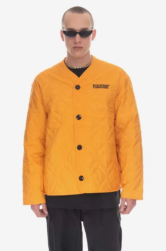 PLEASURES jacket Lasting Liner Jacket men's orange color