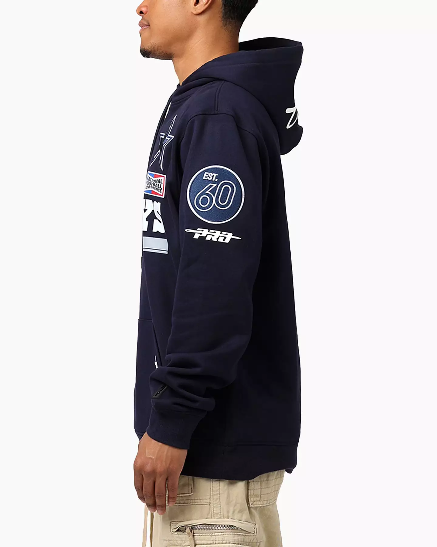 Pro Standard Dallas Cowboys Fast Lane Hoodie Midnight Navy