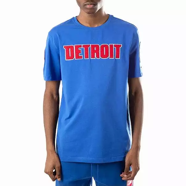 Pro Standard Detroit Pistons Chenille Tee (Royal Blue) BDP151848-RYB