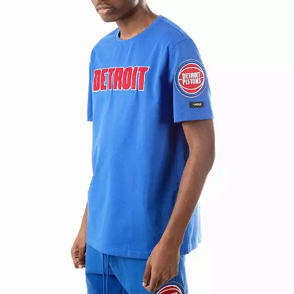 Pro Standard Detroit Pistons Chenille Tee (Royal Blue) BDP151848-RYB