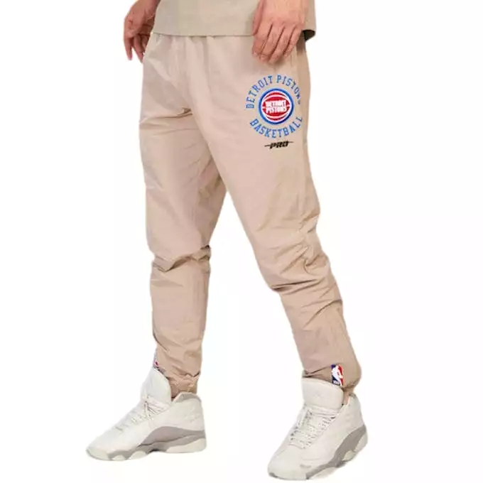 Pro Standard Detroit Pistons Hybrid Woven Pants (Khaki) BDP459863-KHK