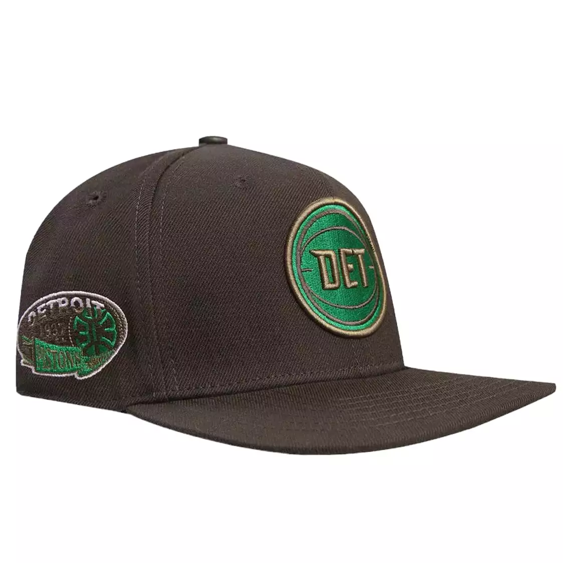 Pro Standard Detroit Pistons Sport Side Patch Snapback (Brown) BDP7514515