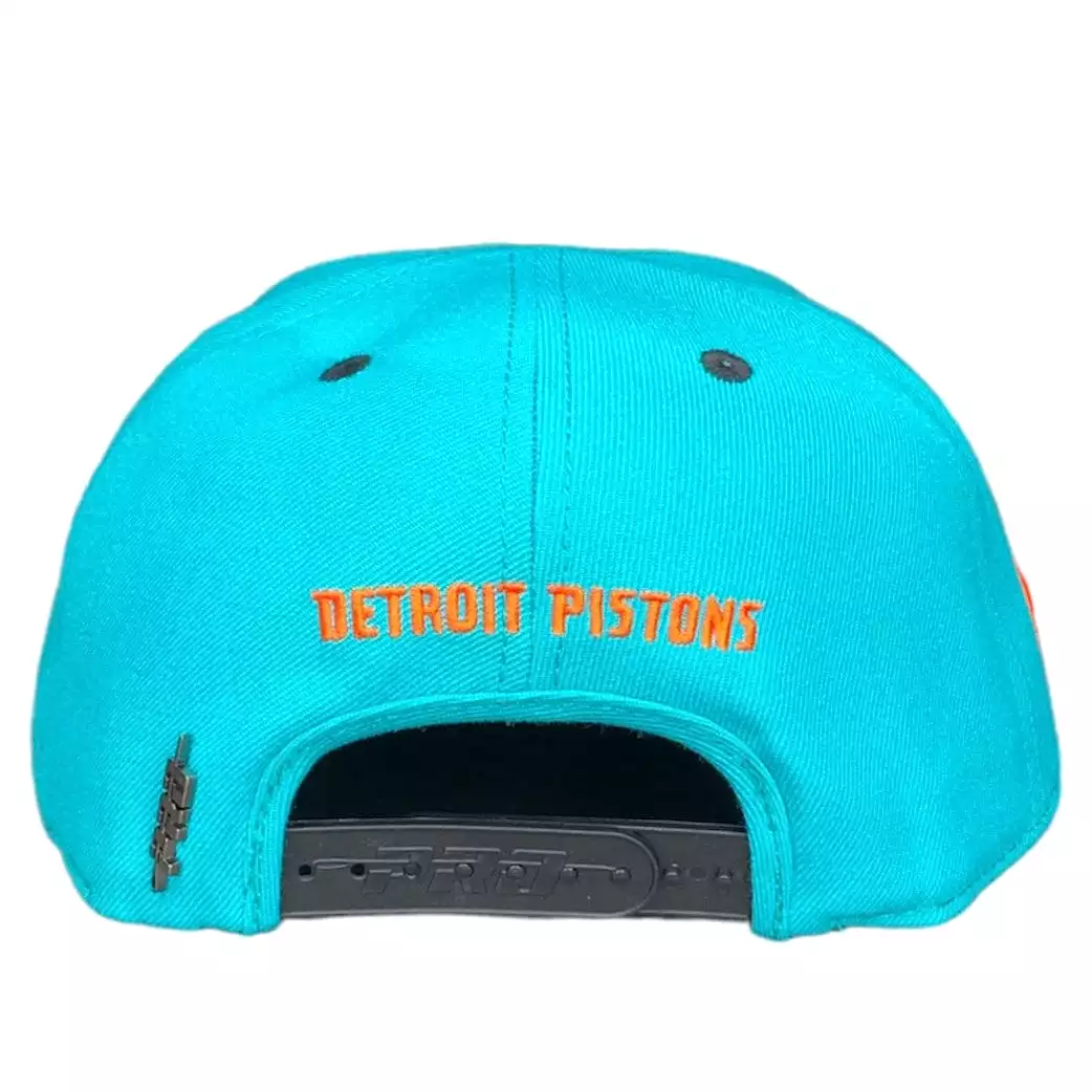 Pro Standard Detroit Pistons Team Flips Snapback (Teal/Black) BDP7514531-TBK