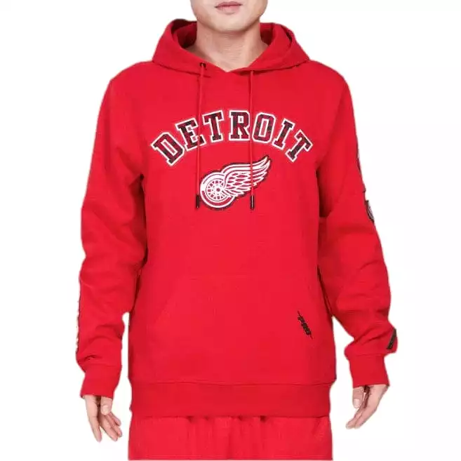 Pro Standard Detroit Red Wings Animal Print DK Po Hoodie (Red) HDR566008