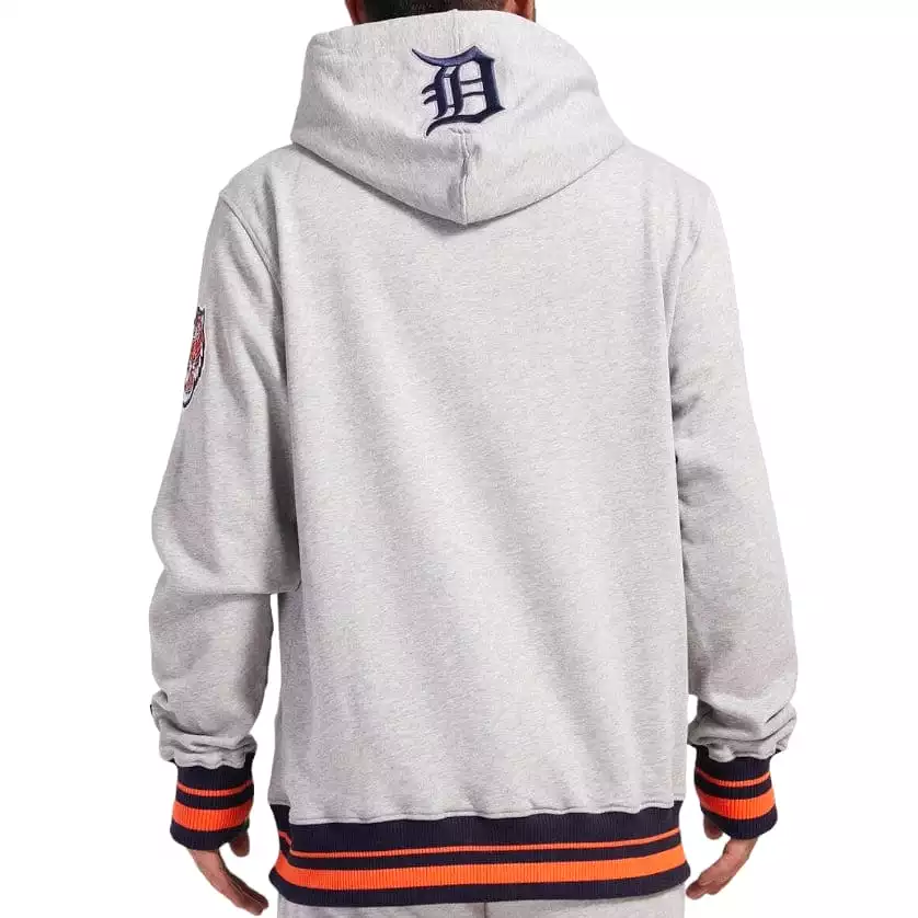 Pro Standard Detroit Tigers Brushed Back French Terry Hoodie (Heather Grey)