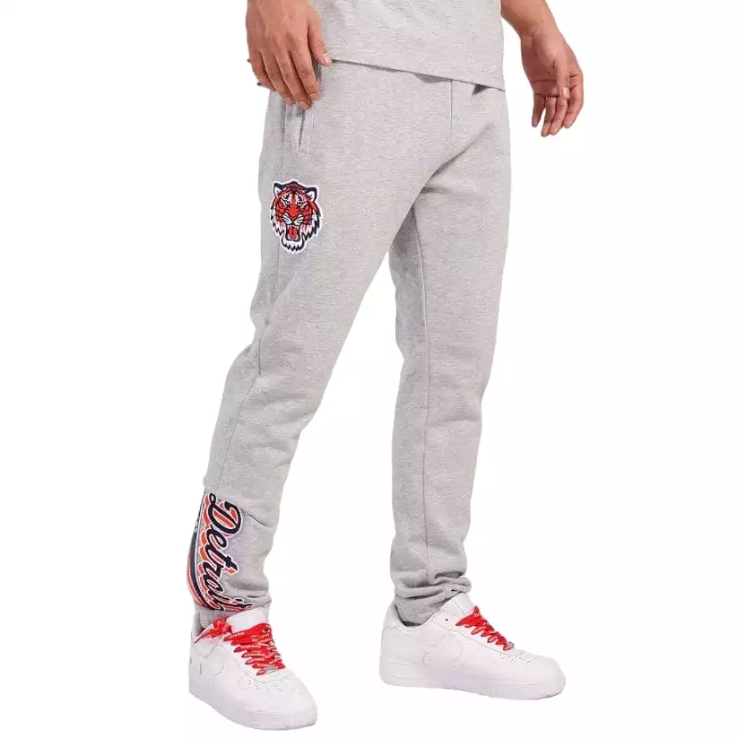 Pro Standard Detroit Tigers Brushed Back French Terry Joggers (Heather Grey)