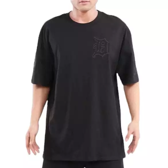 Pro Standard Detroit Tigers CJ Drop Shoulder Tee (Black) LDT137634-BLK