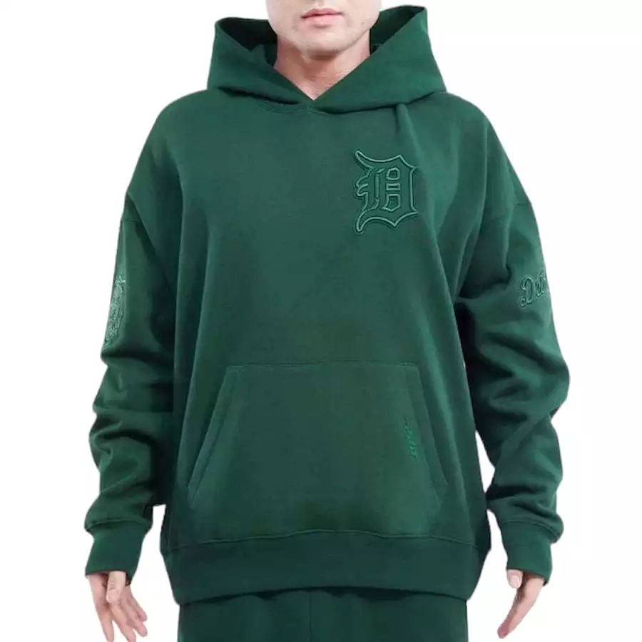 Pro Standard Detroit Tigers Fleece Pullover Hoodie (Forest Green) LDT537628-FOR