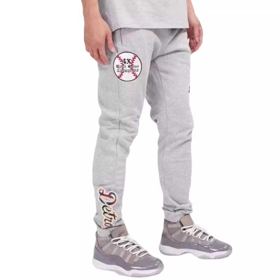 Pro Standard Detroit Tigers Pro Prep Fleece Sweatpants (H.Grey/Midnight)