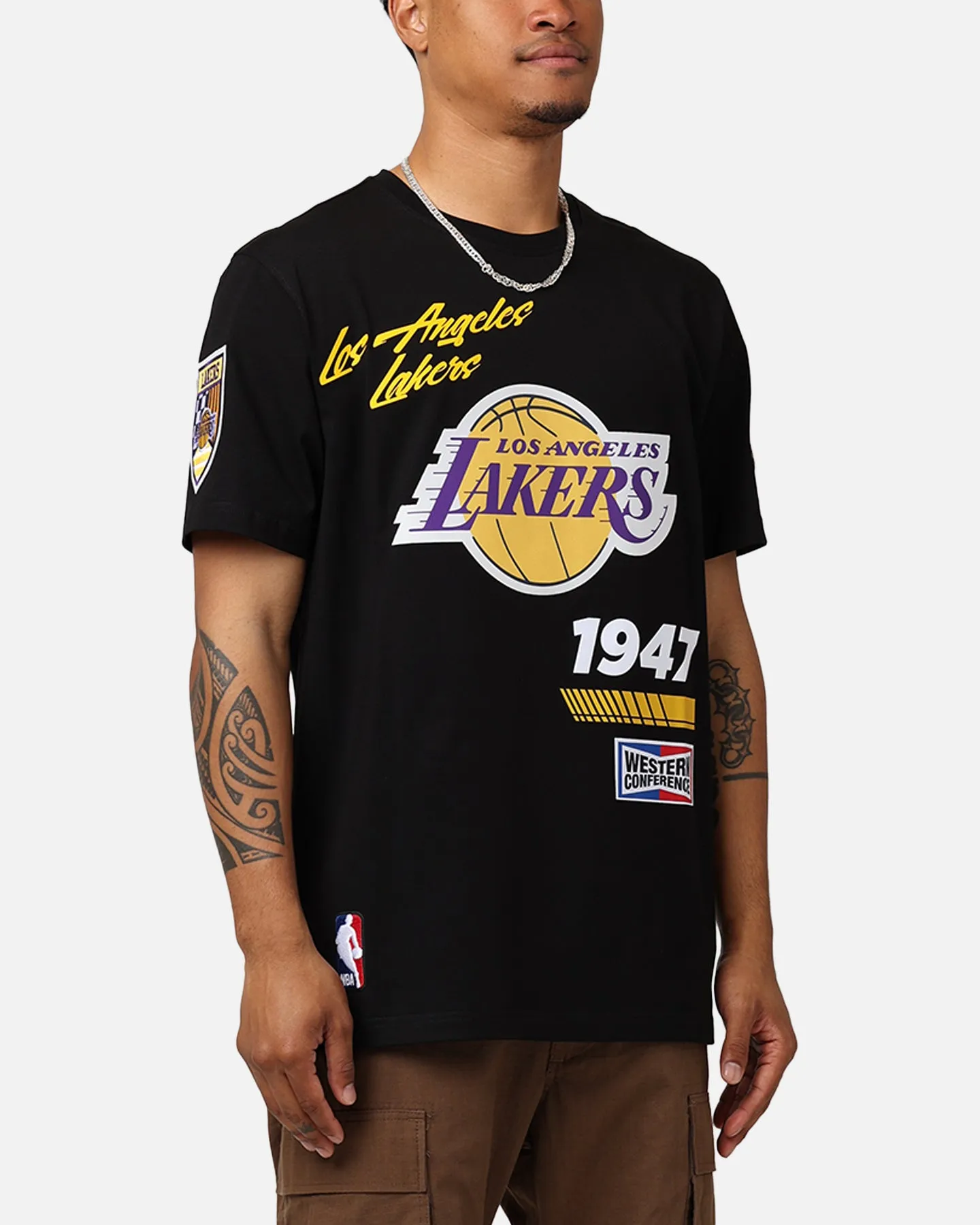 Pro Standard Los Angeles Lakers Fast Lane SJ T-Shirt Black