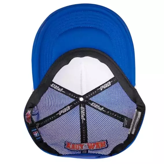 Pro Standard NY Knicks 2 Tone Wordmark Foam Front Trucker (Royal Blue)