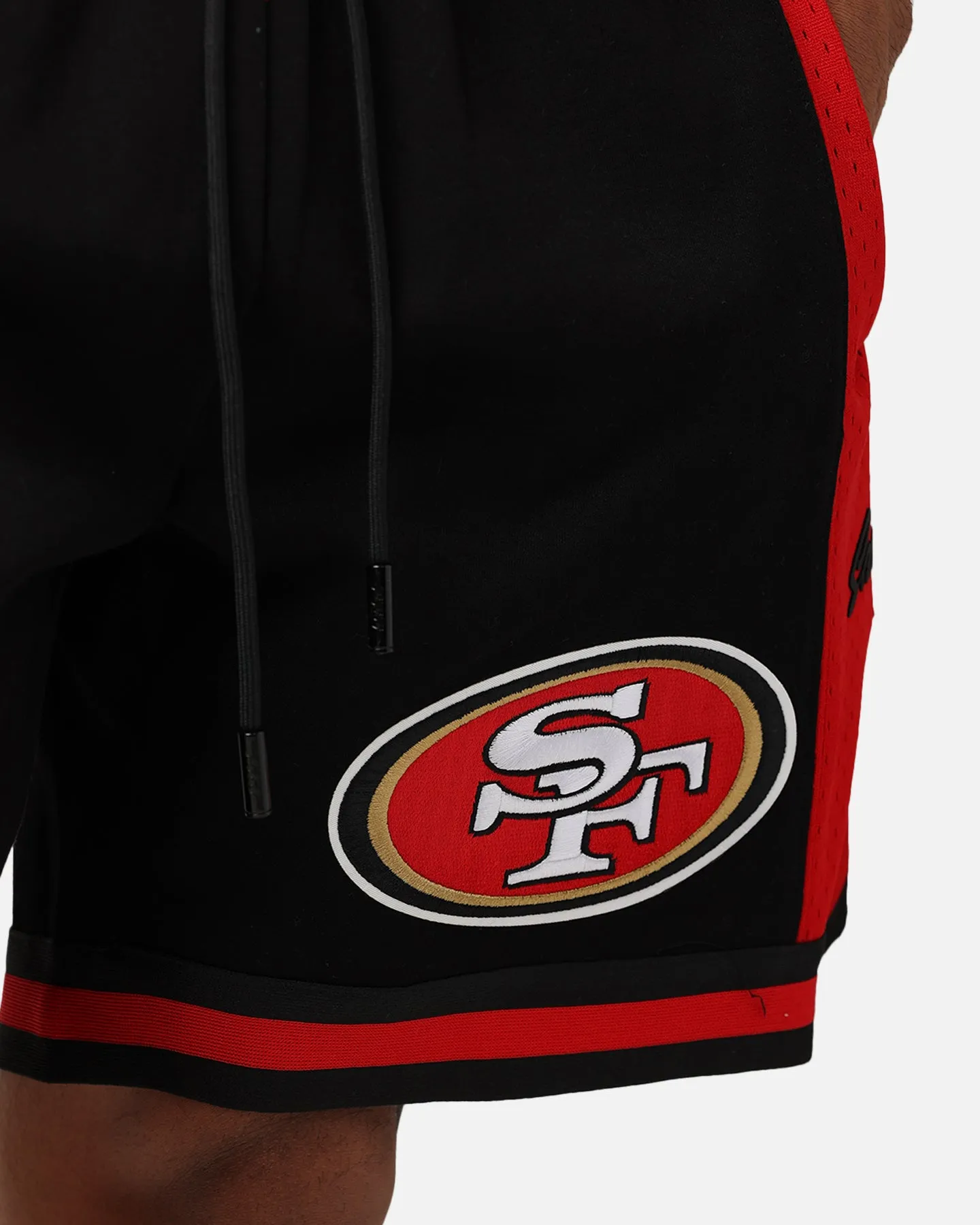 Pro Standard San Francisco 49ers Fast Lane 2.0 Shorts Black/Red