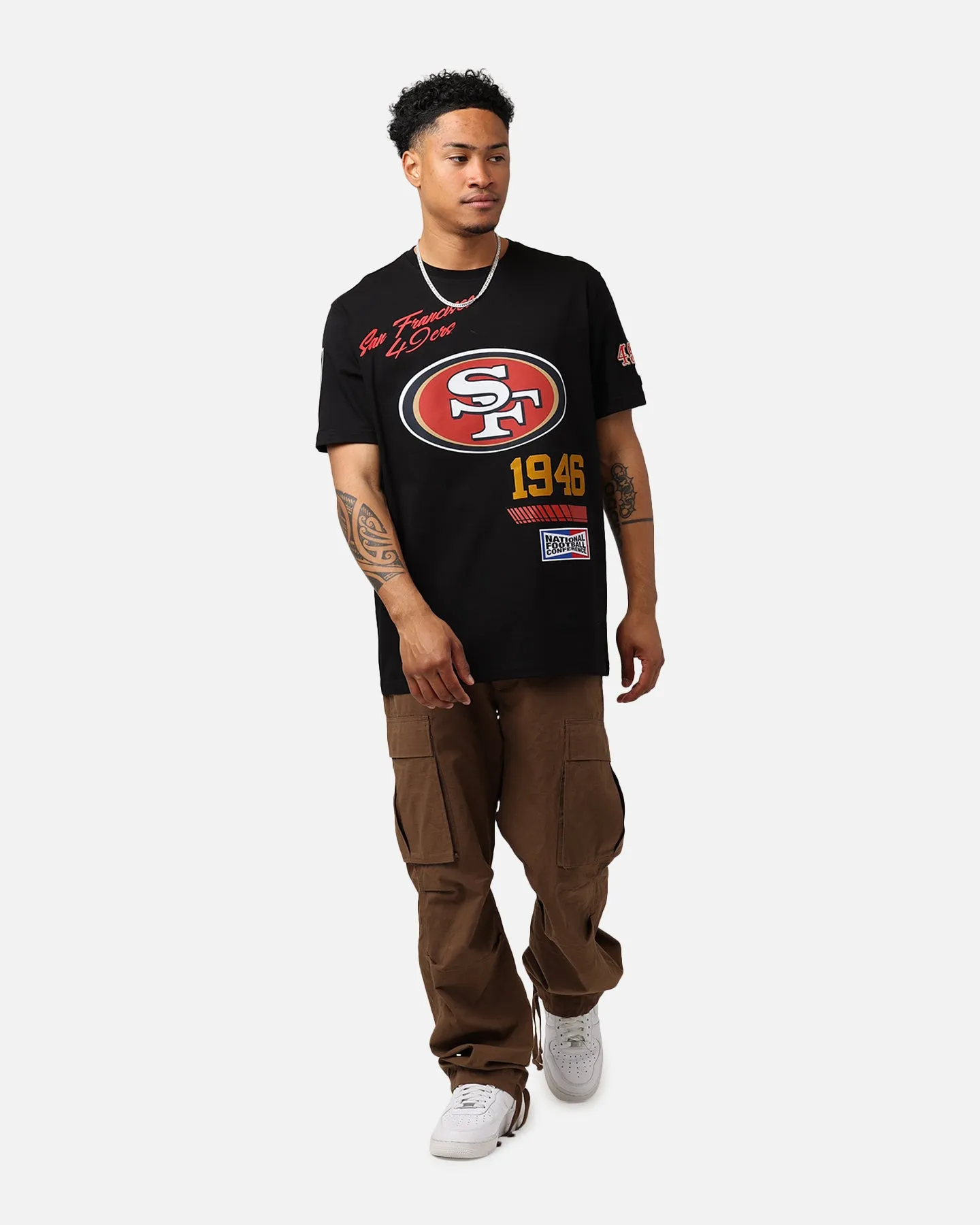 Pro Standard San Francisco 49ers Fast Lane SJ T-Shirt Black