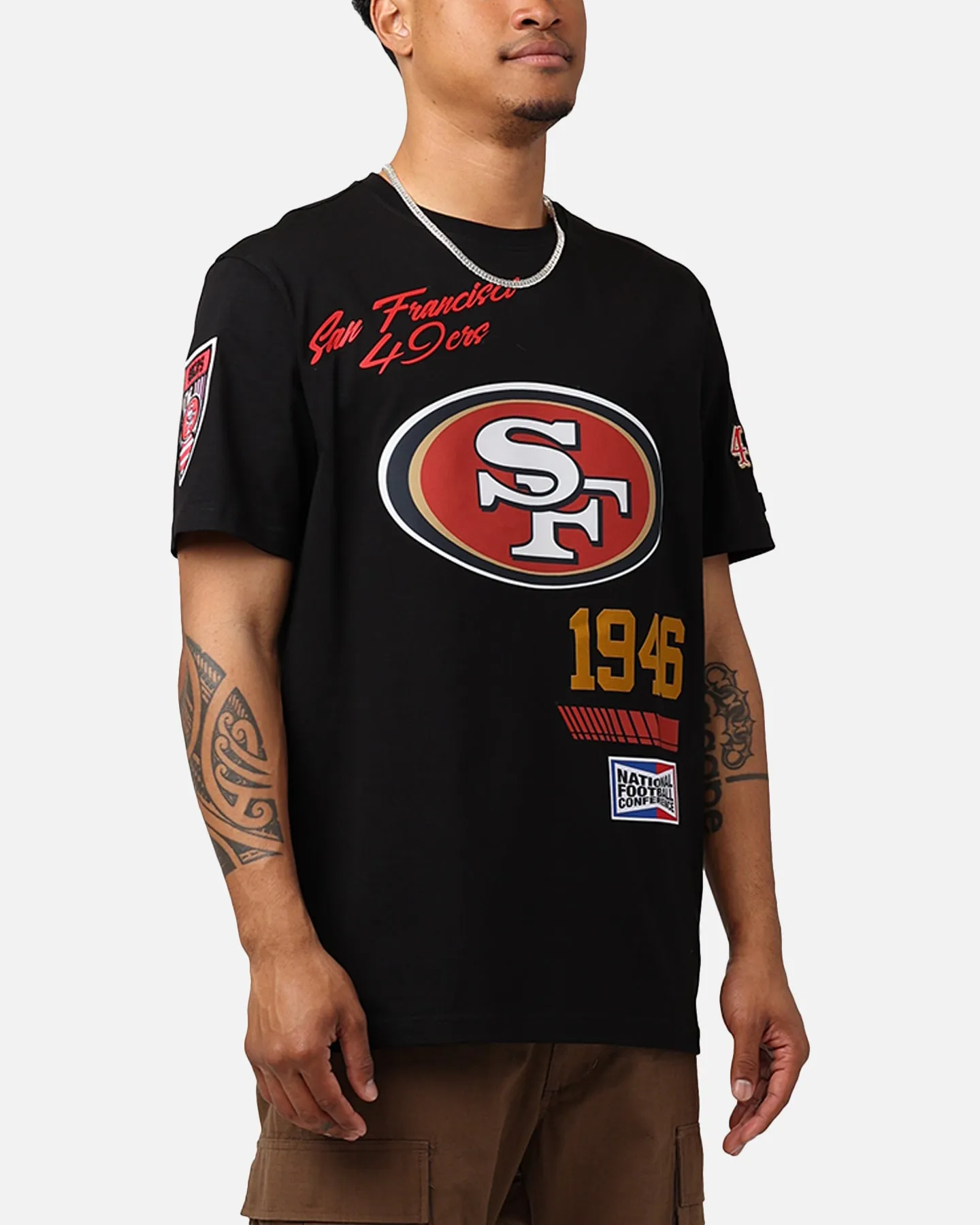 Pro Standard San Francisco 49ers Fast Lane SJ T-Shirt Black