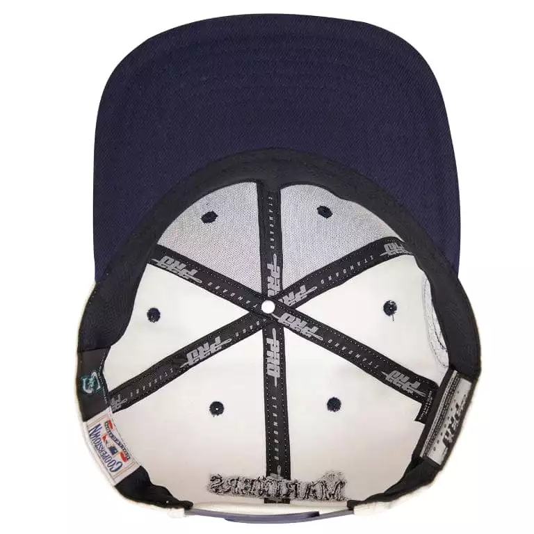 Pro Standard Seattle Mariners Retro Primary Logo Snapback (Eggshell/Navy)