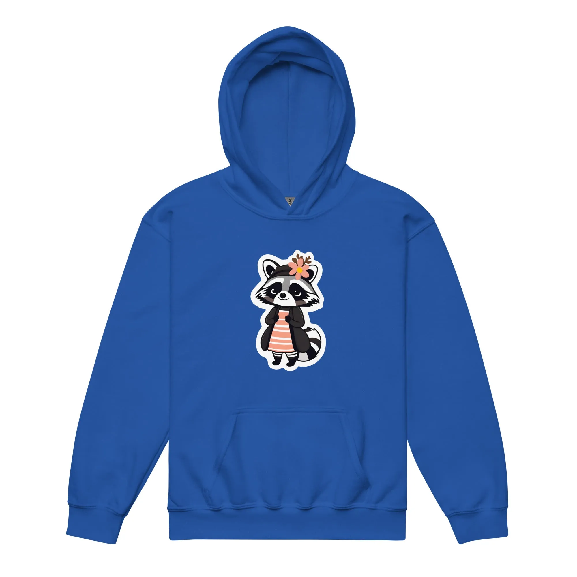 Raccoon Girl Youth Heavy Blend Hoodie