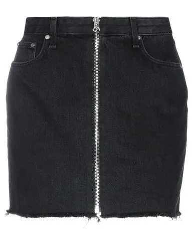 Rag & Bone Women Denim skirt Black 30 jeans