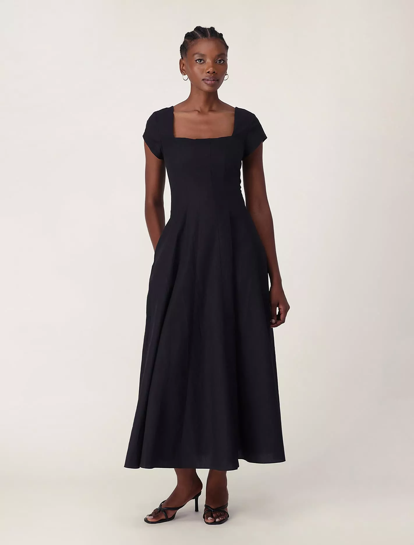 Raleigh Cap Sleeve Midi Dress