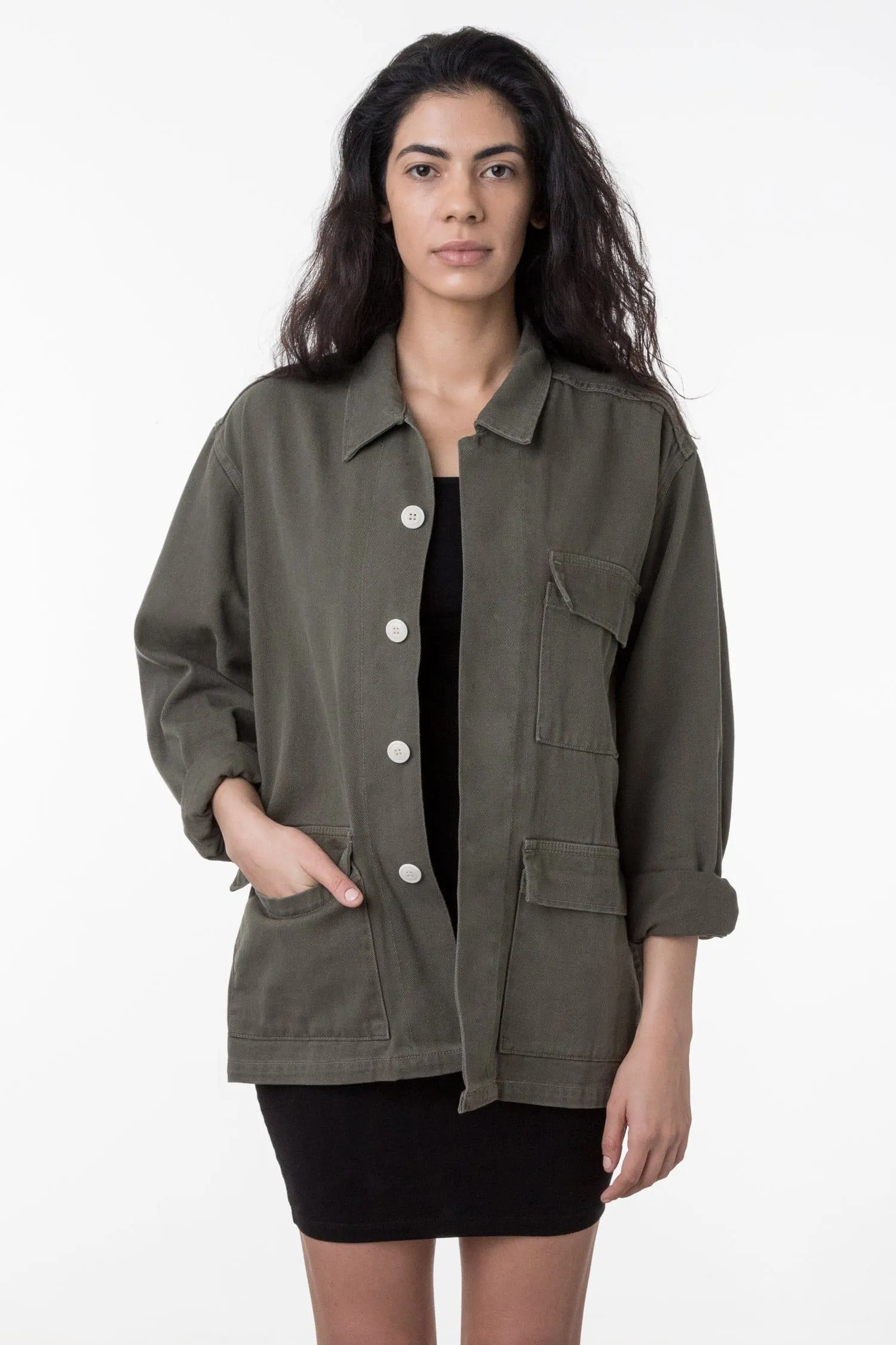 RCT400GD Unisex - 12 Oz. Cotton Twill Military Jacket