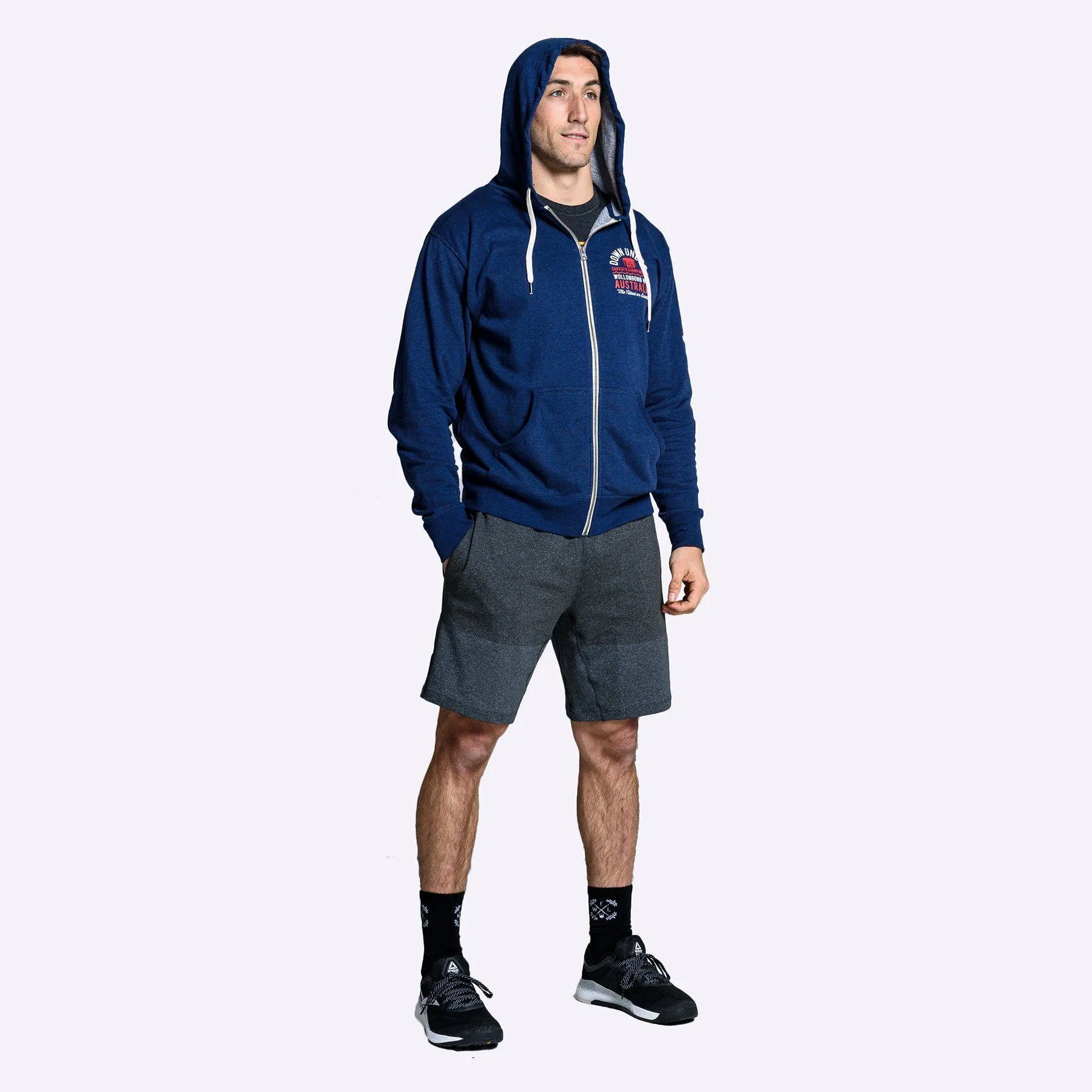 Reebok - Down Under CrossFit Championship Hoodie - Unisex - Navy