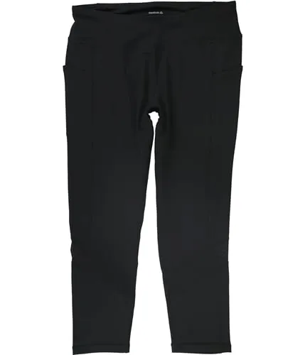 Reebok Womens Aspire Skinny Capri Compression Athletic Pants