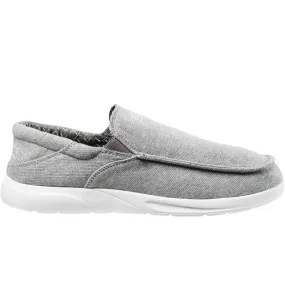 Reef Mens Cushion Coast Slip On Loafers Trainers Shoes - Grey/White