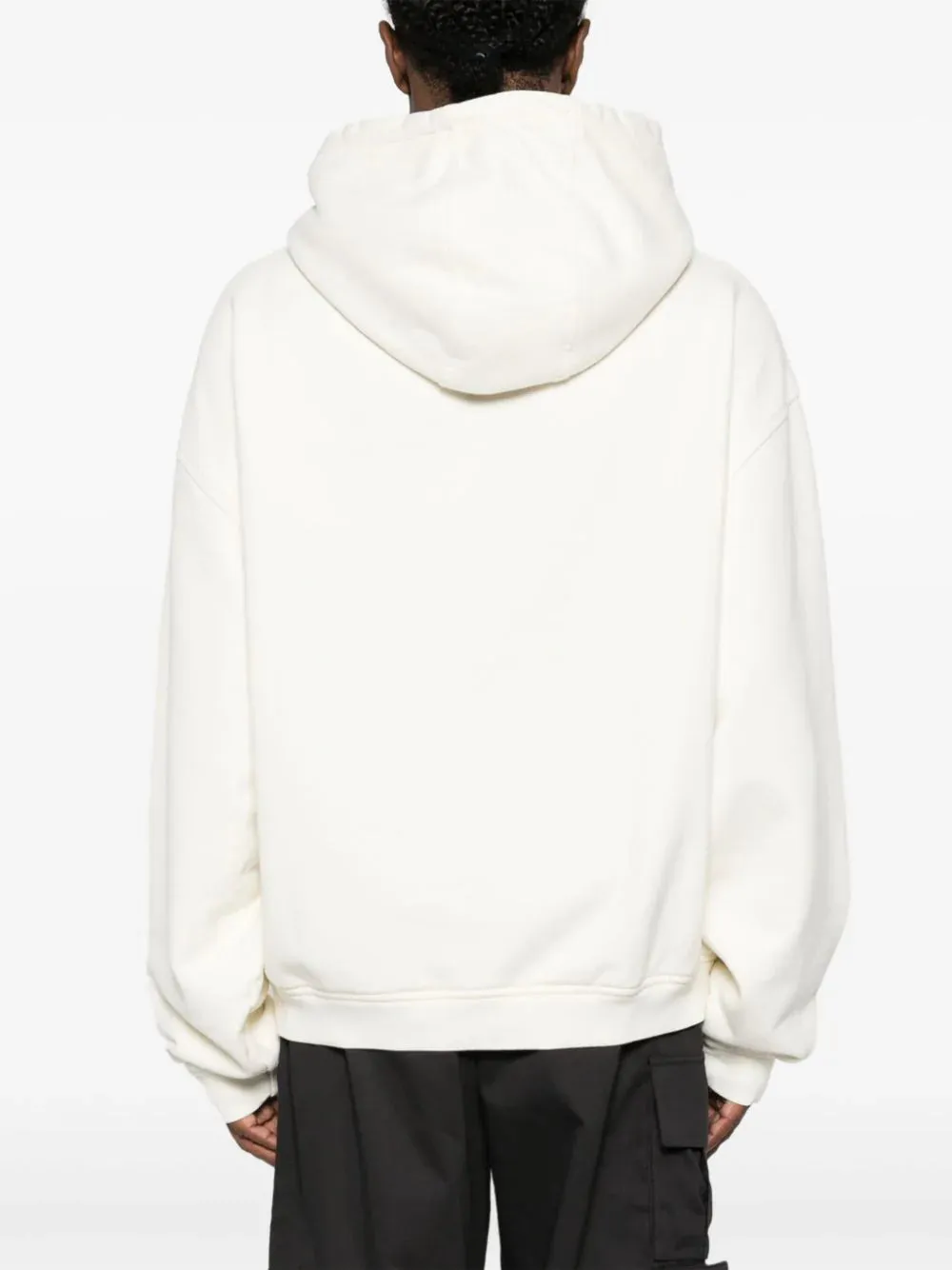 RHUDE - Vintage Racer Hoodie In Vintage White