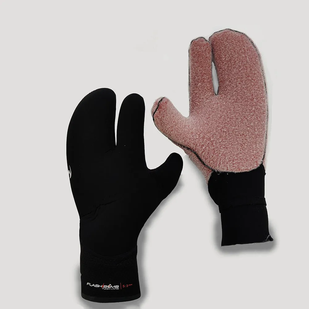 Rip Curl 5/3mm Flash Bomb 3 Finger Wetsuit Gloves