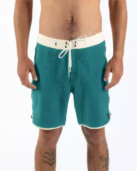 Rusty USA Base 18 Scallop Fixed Waist Boardshort