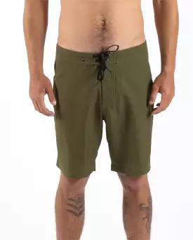 Rusty USA Base 19 Fixed Waist Boardshort OLIVE