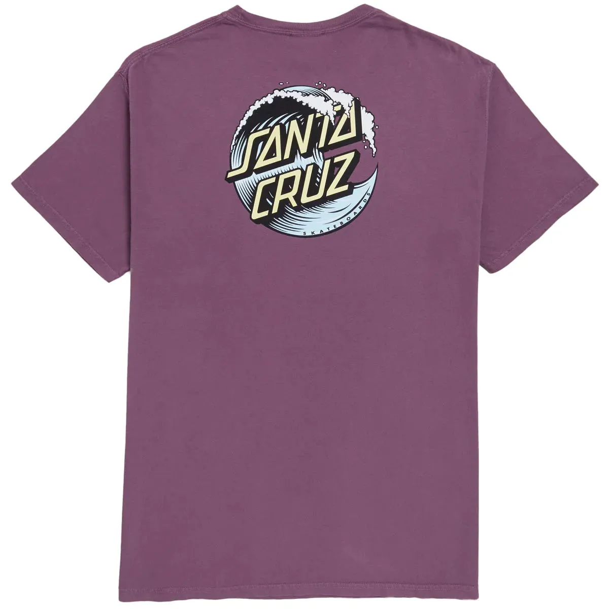 Santa Cruz Womens Wave Dot Boyfriend Tee (Purple Plum Raisin)